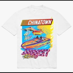 CHINATOWN MARKET GET WET💦🙂💦 T-SHIRT XXL WHITE